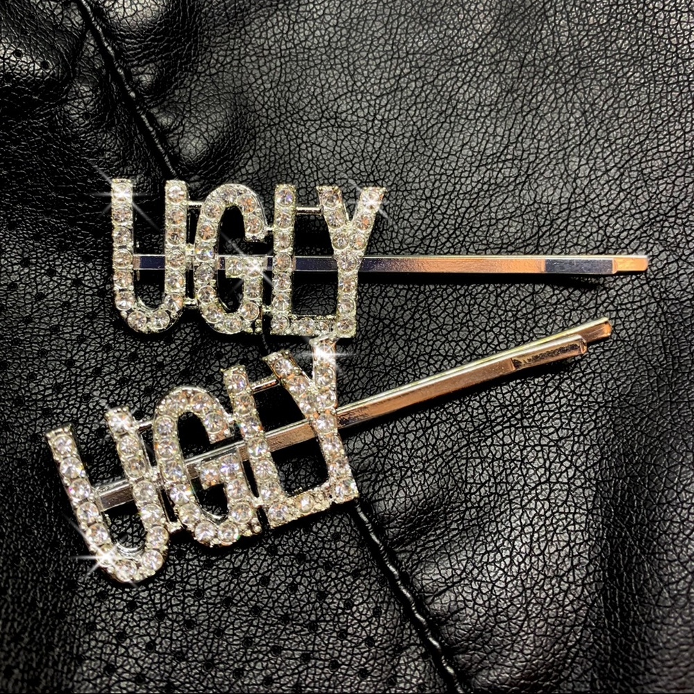 Selena Gomez UGLY Crystal Bobby Pins (2pc Set)